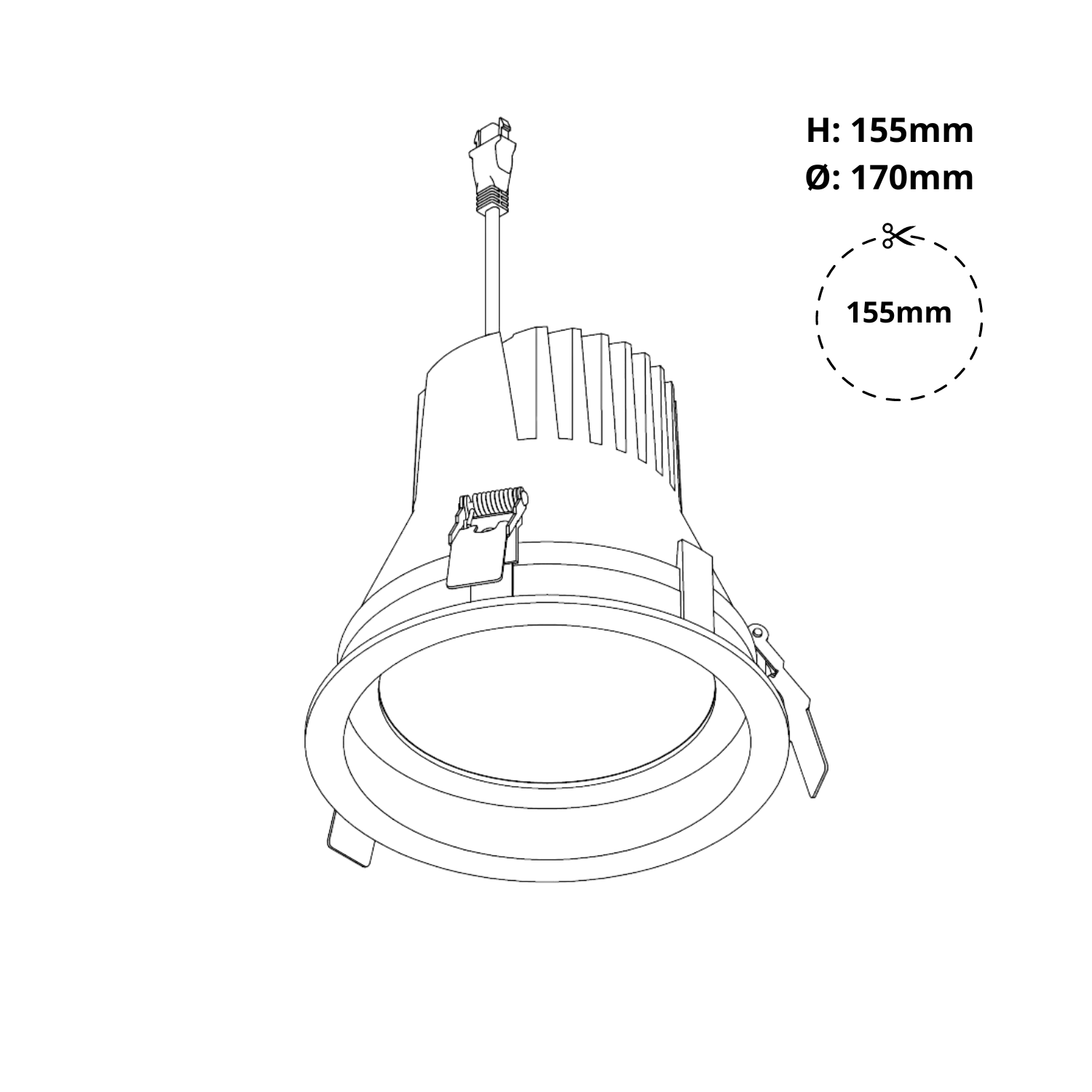 DLV-R 6 INCH - LINE DRAWING DIM 2024