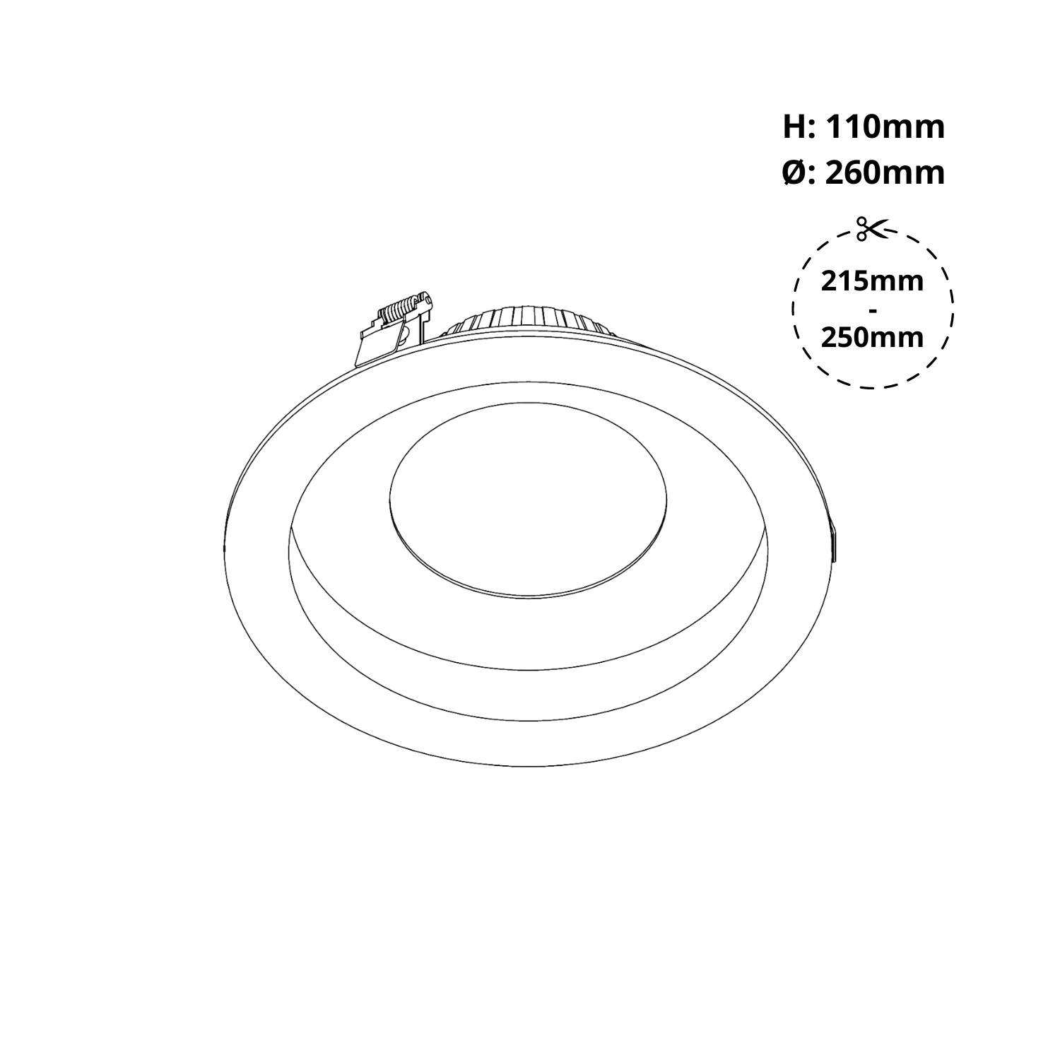EDL 8 INCH REFLECTOR LD